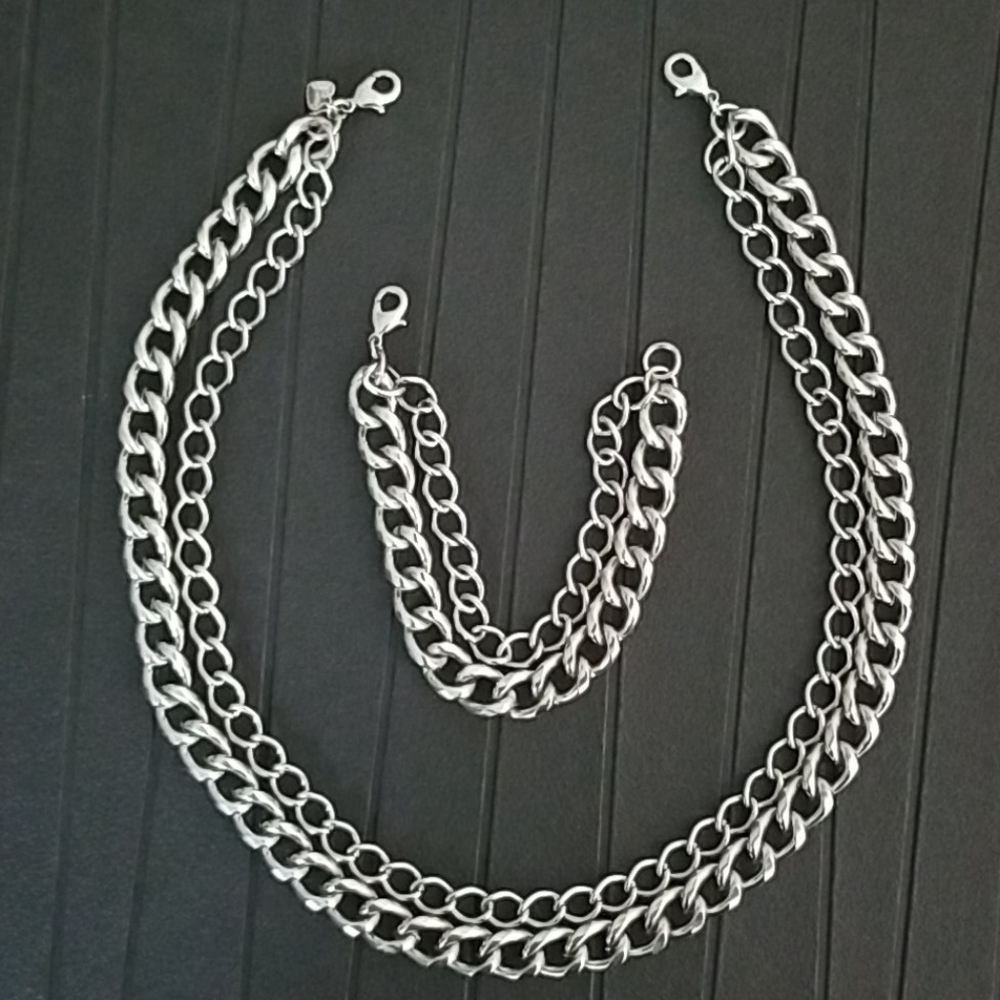 Stella & Dot La Coco Churbchain Silver